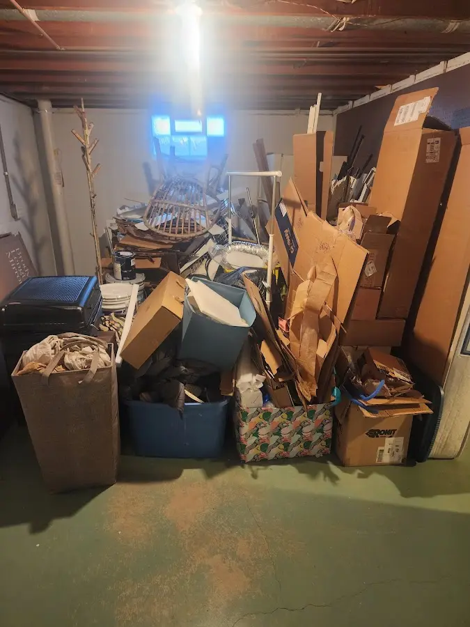 Roll-off dumpster container at job site for Concrete Dumpster Rental in McSherrystown